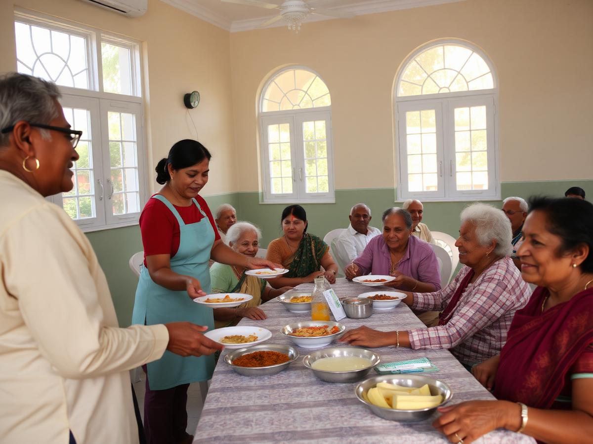 Volunteers who feel like family at the lunch table.